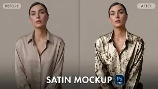 PSD MOCKUP – Women’s Satin BlouseRealistic & Editable Template