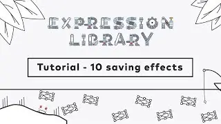 After Effects Script - Expression Library - tutorial 10 Saving effects