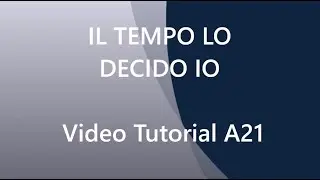 Video Tutorial A21