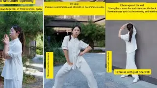 THE SECRET OF TAICHI FITNESS EXERCISE | EQUAL TO TOTAL BODY THERAPY | BEAUTY EXERCISE 