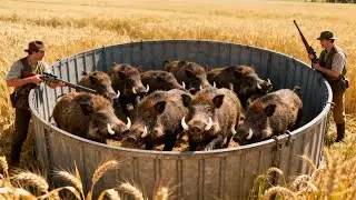 How Canadian Farmers Use Net Traps to Fight Invasive Wild Boars