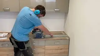 Fitting the Kitchen | Part 3 – Cutting the Worktop, Sink & Hob