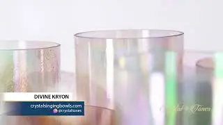 Crystal Tones&reg; Divine Kryon&trade; Alchemy Crystal Singing Bowls&reg;