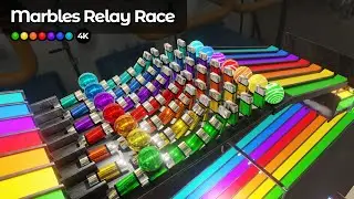 Marbles Relay Race 3D Blender Animation