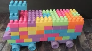 Satisfying diy building blocks train/ASMR/Lego duplu/ blocks toy /ASMR sound/satisfying ASMR video
