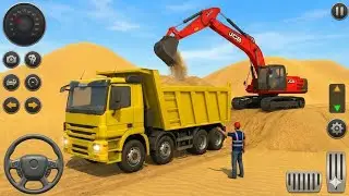 New Construction Games 2025 &ndash; JCB Road Construction Driving &ndash; Truck Game Android Gameplay