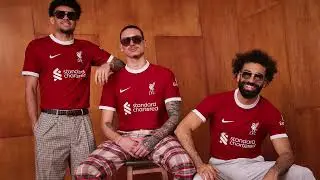 Liverpool unveil new Home kit 23/23 season #liverpoolfc #nikefootball #newkit