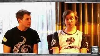 A quick chat with Copenhagen Wolves' cowTard at EU LCS in Wembley