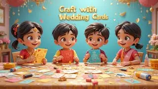 💌 Don&rsquo;t Throw Wedding Cards! Make This Fun Craft at Home 🎨 | Craftwale Kids