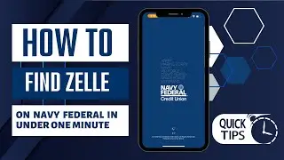 How to Find Zelle on Navy Federal Credit Union App | In less than a minute