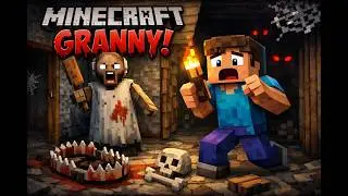 Granny in minecraft 😱😱😱 | #granny #minecraft #horror #funny #steveinminecraft