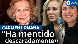 Carmen Lomana se harta de los ataques a la Reina: 