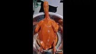 Chinese Cooking Ducks Gold Color is Batter Delicious | #SHORTS VIDEO E-285