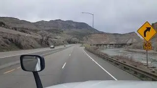 BigRigTravels-Interstate 70 West in De Beque Canyon, Colorado-April 6, 2018