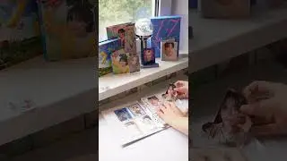 Распаковка и заполнение нового биндера 💖 #kpop #binder #cards #collection #shorts