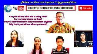 DIRECT-INDIRECT QUESTIONS IN SPEAKING PRACTICE part 4