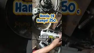 Honda CB100 CC Besar Siap Gass #hondacb #cb100 #motortua  #saungclassictasikmalaya #jualmotorcustom