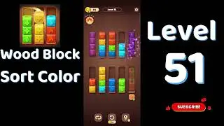 Wood Block Sort Color Level 51 Walkthrough 🧱🎨 | Relaxing Puzzle Game | Go Answer