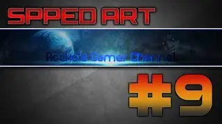 Rocko's Gamer Channel - Şefik Akko&ccedil; | Youtube Background | Speed Art
