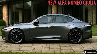 2026 Alfa Romeo Giulia FIRST LOOK &ndash; BMW & Mercedes Should Be Scared!