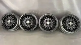 #5954 BBS RA375 VW BBS MESH WHEEL 15x6j +35 4x100 CB:54 x4