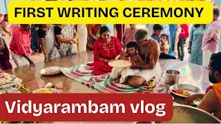 vidyarambam vlog in kerala | vlogswithmasterrishi | First writing ceremony