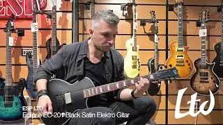 ESP LTD Eclipse EC-201 Black Satin Elektro Gitar Tanıtımı
