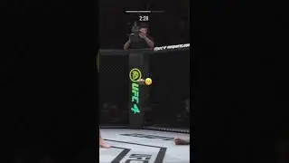 UFC 4 DOUBLE KICK MADE HIM BOUNCE OFF THE CAGE🤣📸