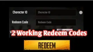 TODAY NEW REDEEM CODE PUBG MOBILE !2 New working redeem Codes rewards | PUBG REDEEM CODE TODAY 2021