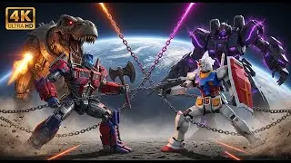 OPTIMUS PRIME vs GUNDAM: Autobot Unlocks Jetfire Armor! ⚔ The Mech War part 2