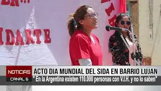 ACTO D&Iacute;A MUNDIAL DEL SIDA EN BARRIO LUJAN