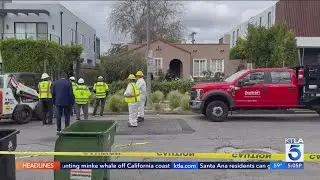 City crews remove mountains of debris from Los Angeles 'trash house'