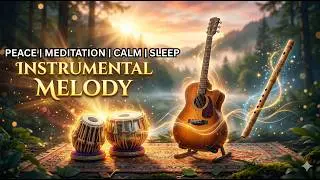 Relaxing Flute, Tabla & Guitar Instrumental | Music for Meditation & Stress Relief | मन की शांति