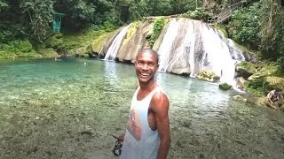 Spearfishing Legend at Reach Falls Jamaica