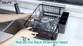 Introducing the 2024 Latest Dish Rack! GSlife Expandable Dish Drying Rack