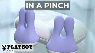 In A Pinch Vibrating Nipple Clamps by Playboy Pleasure PB-RS-5728-2