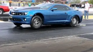 BEAUTIFUL 468 BBC '10 SS CAMARO! 23 YR OLD CHELSEY VANGNESS TESTING HER CAMARO AT BYRON