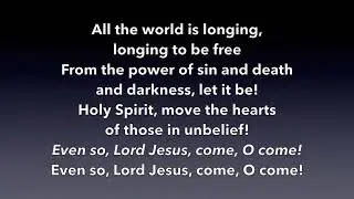 Song 239   All the world is waiting
