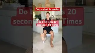 Chair exercises for the knee, you can fix a bad knee like this: