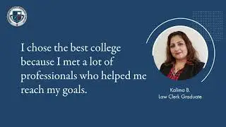 Law Clerk Students Testimonials