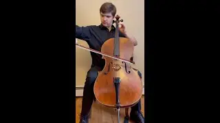 Bach Cello Suite No. 3 in C Major, Prelude, Ronan Sands, Age 14