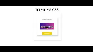 Html Vs Css File Upload And Privew