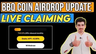bbqcoin airdrop token claiming live process and selling process in exchange