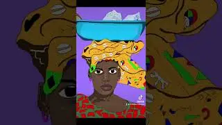 Girl street hawking #hawking #youtubeshorts #artist #painting #shorts #drawing #wow #blackwomen #bts