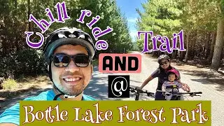 Chill ride and trail at Bottle Lake Forest Park