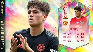 THE BEST SUPER SUB IN FIFA!🔥 91 SUMMER HEAT DANIEL JAMES PLAYER REVIEW! FIFA 20 Ultimate Team