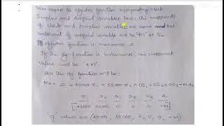 MS 2 9 Simplex Method - Artificial Variable Technique