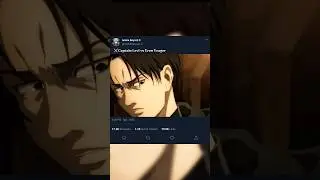 ⚔️Captain Levi vs Eren Yeager #aot #shortsfeed #trend #trending