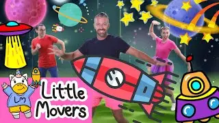 Kids Space Dance Party! Hip Hop Dance For Kids - Spaceship Dance For Toddlers | Little Movers