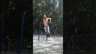 My #short workout routine for doublebar // #freestyleworkout #training #calisthenics by #m40r
